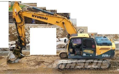 Hyundai Robex 220 LC Bagri goseničarji