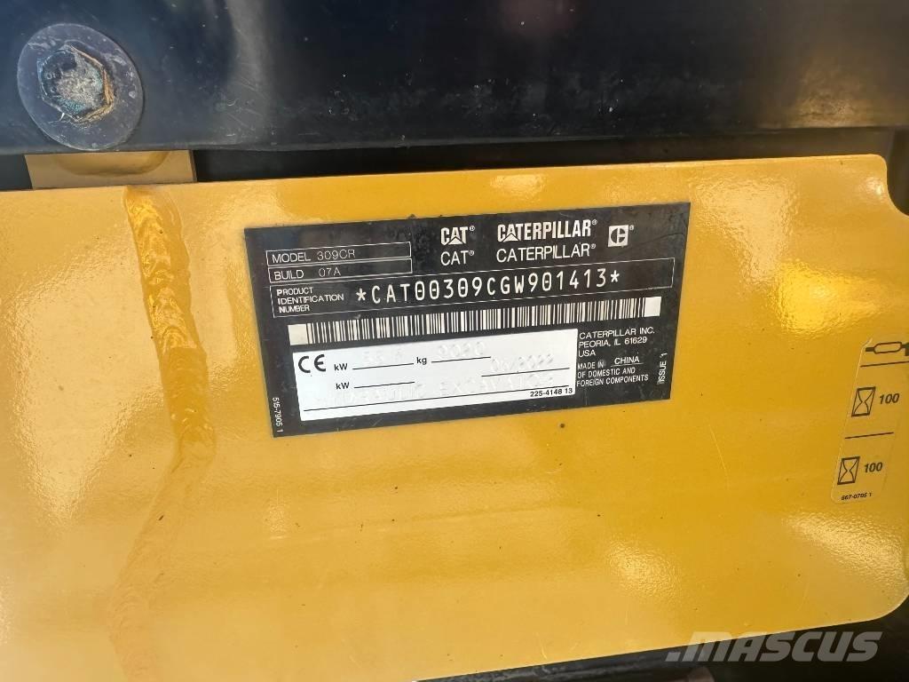 CAT 309 CR Midi bagri 7t – 12t