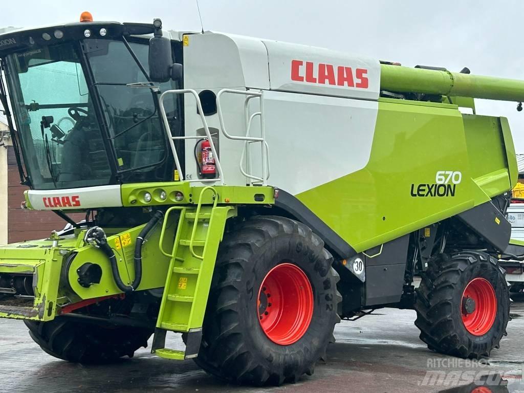 CLAAS Lexion 670 4x4 Kombajni