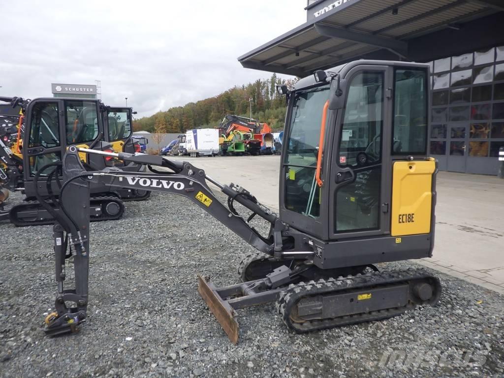 Volvo EC 18 E Mini bagri <7t