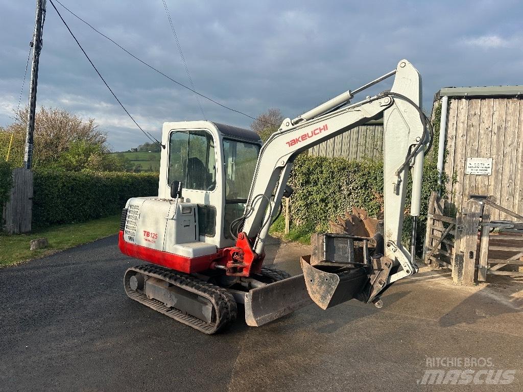 Takeuchi TB 125 Mini bagri <7t