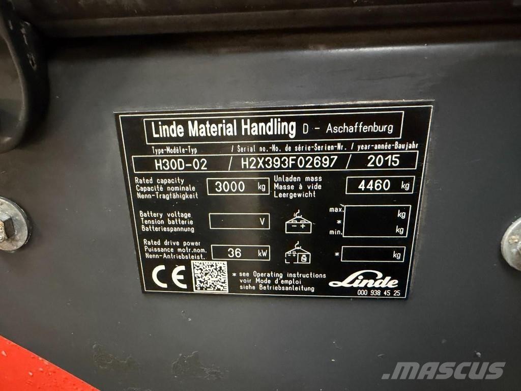 Linde H30D-02 Dizelski viličarji