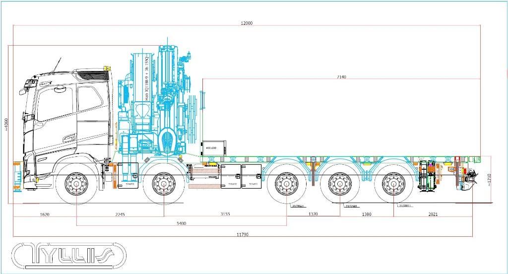 Volvo FH 13 540 Tovornjaki z žerjavom