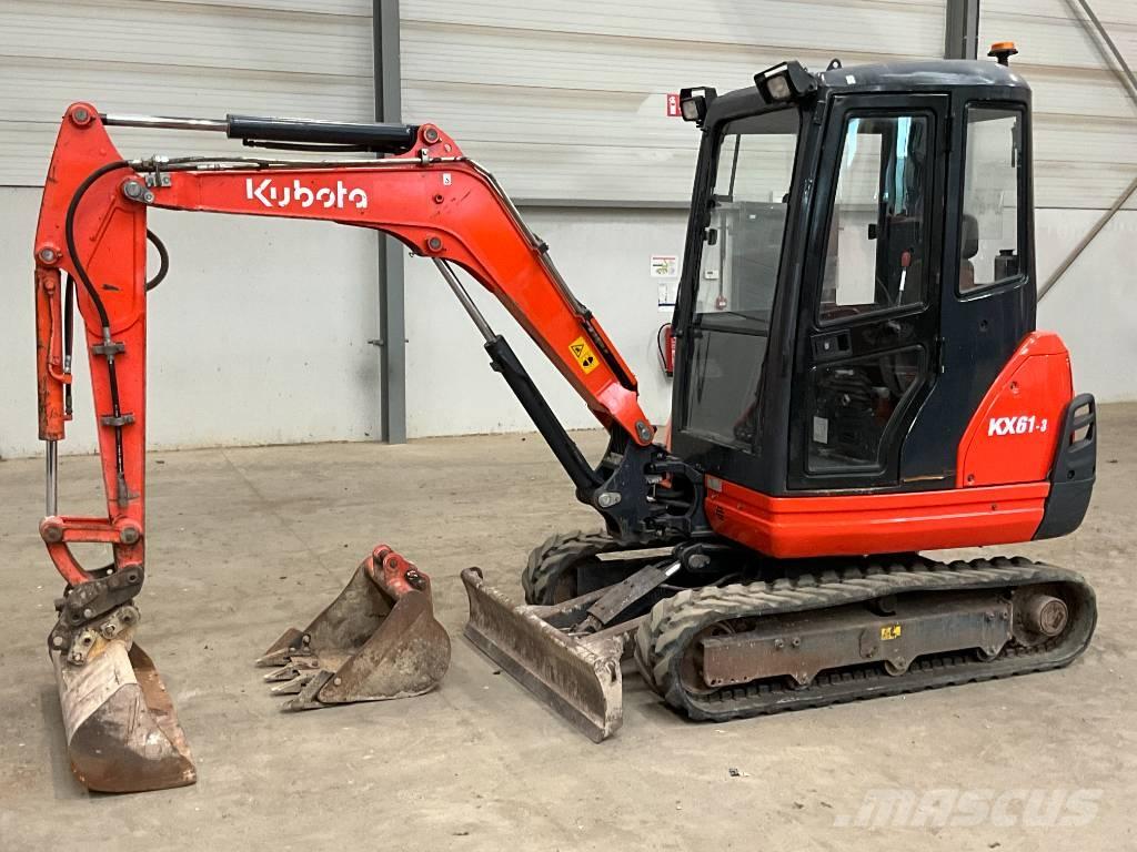 Kubota KX 61-3 Mini bagri <7t