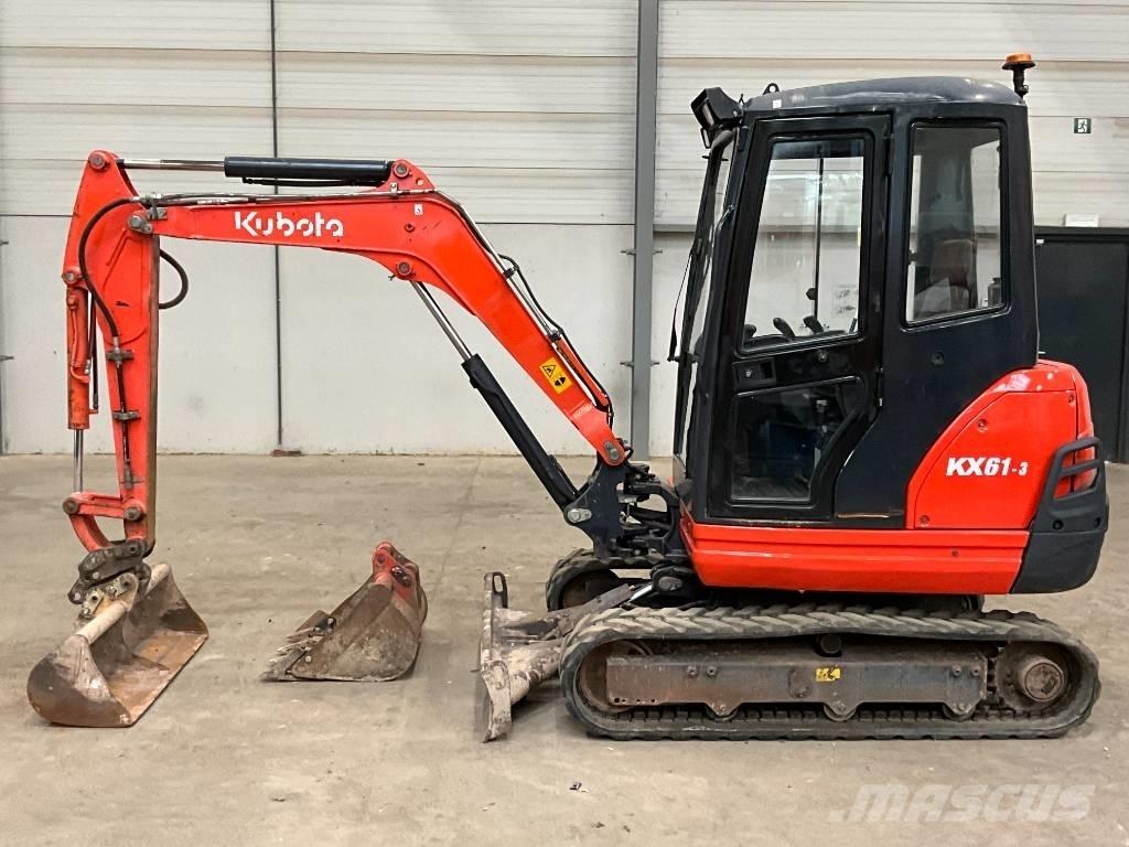 Kubota KX 61-3 Mini bagri <7t