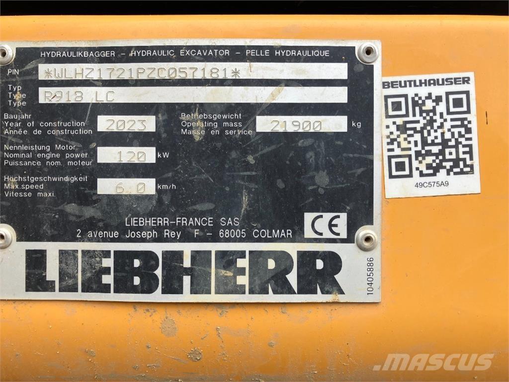 Liebherr R918 Bagri goseničarji