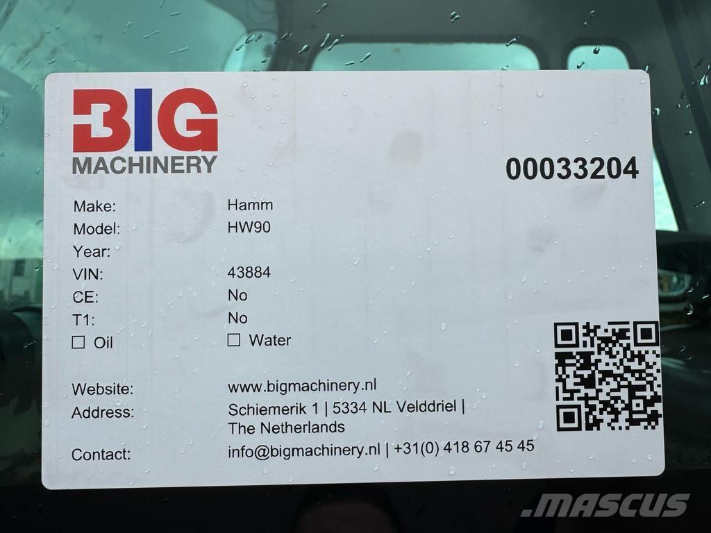 Hamm HW90 / 8 Dvojni valjarji