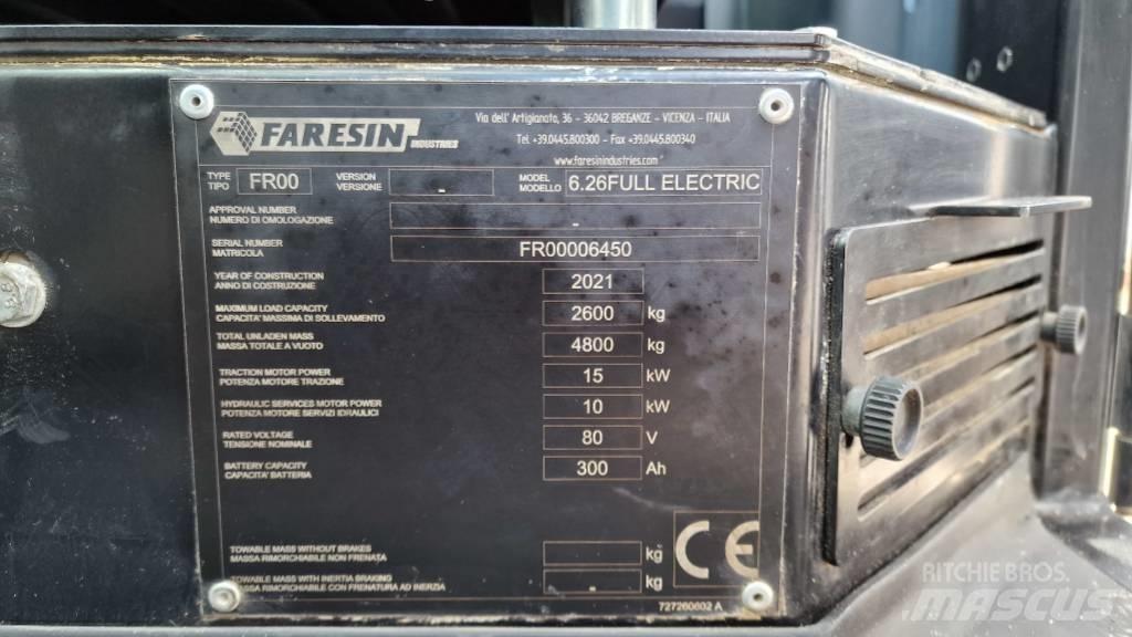 Faresin F6.26 E Teleskopski viličarji