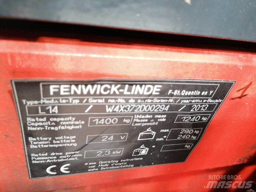 Linde L14I Ročni električni viličar