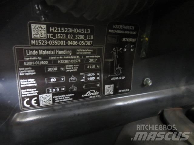 Linde E30H Električni viličarji