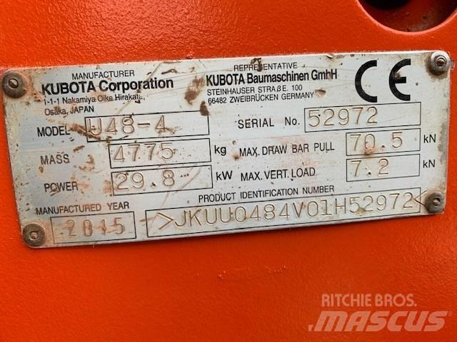 Kubota U 48-4 Mini bagri <7t