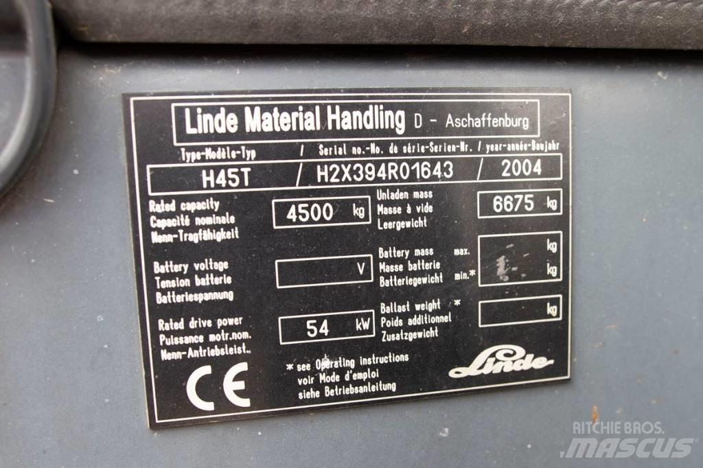Linde H 45 T Plinski viličarji