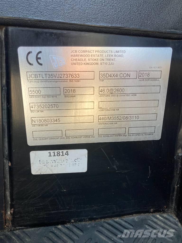 JCB TLT 35 D 4x4 Teleskopski viličarji