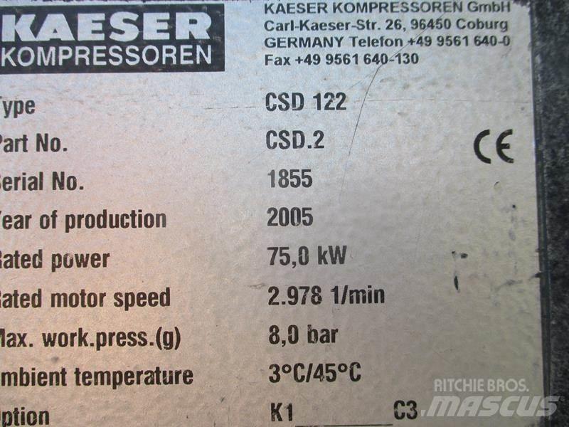 Kaeser CSD 122 Kompresorji