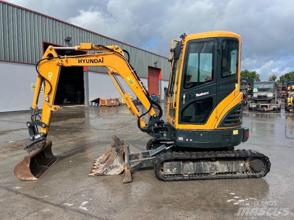 Hyundai R30 Z-9AK Mini bagri <7t