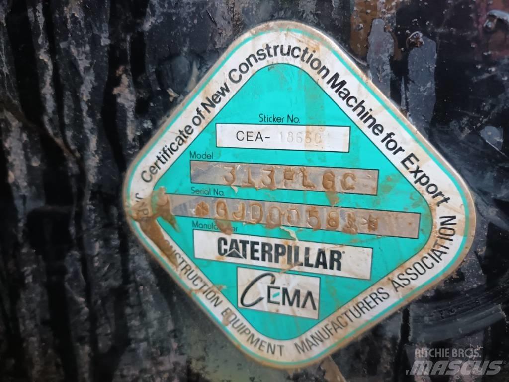 CAT 313 F LGC Bagri goseničarji