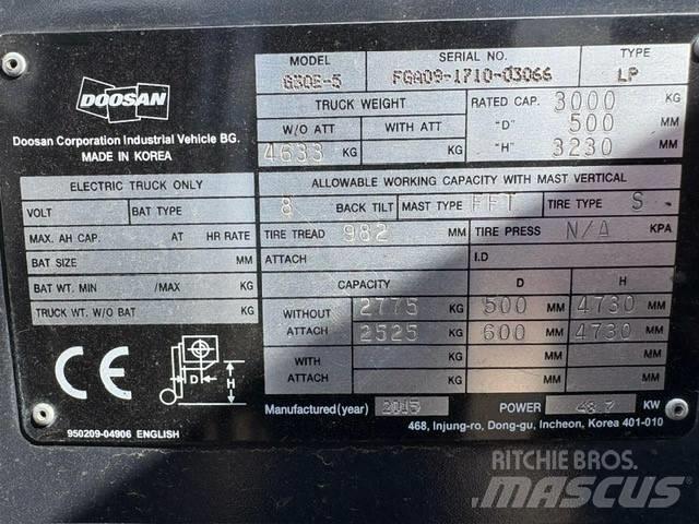 Doosan G 30 E-5 Plinski viličarji