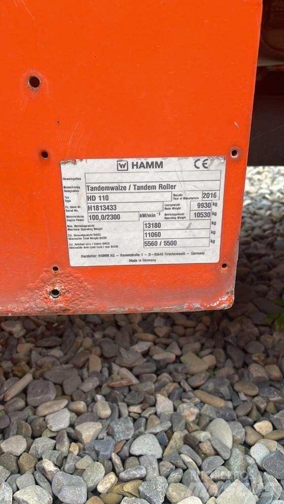Hamm HD 110 Dvojni valjarji