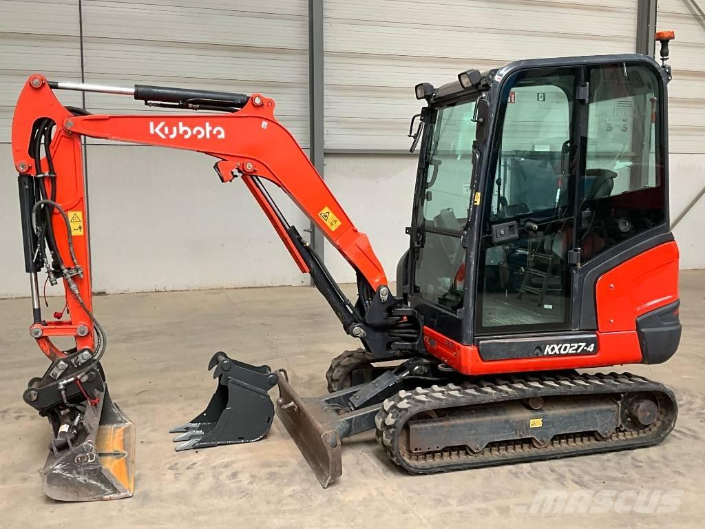 Kubota KX 027-4 HI Mini bagri <7t