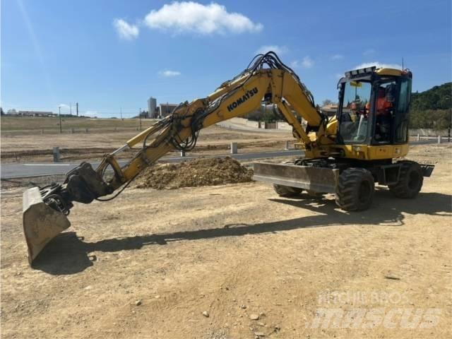 Komatsu PW98 MR-10 Bagri na kolesih