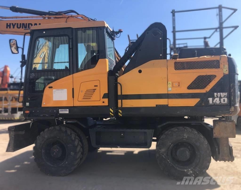 Hyundai HW140 Bagri na kolesih