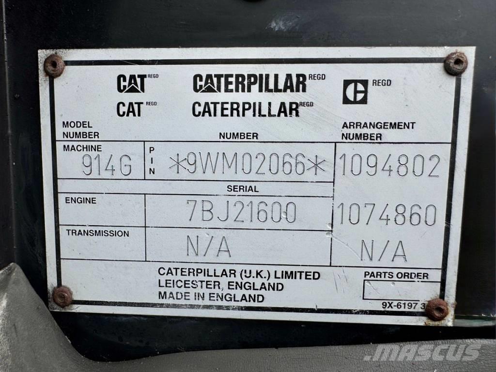 CAT 914 G Kolesni nakladalci