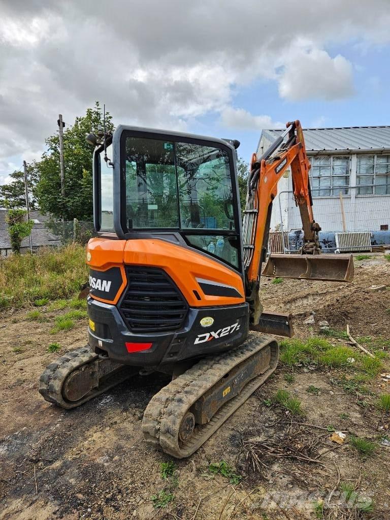 Doosan DX 27 Z Mini bagri <7t