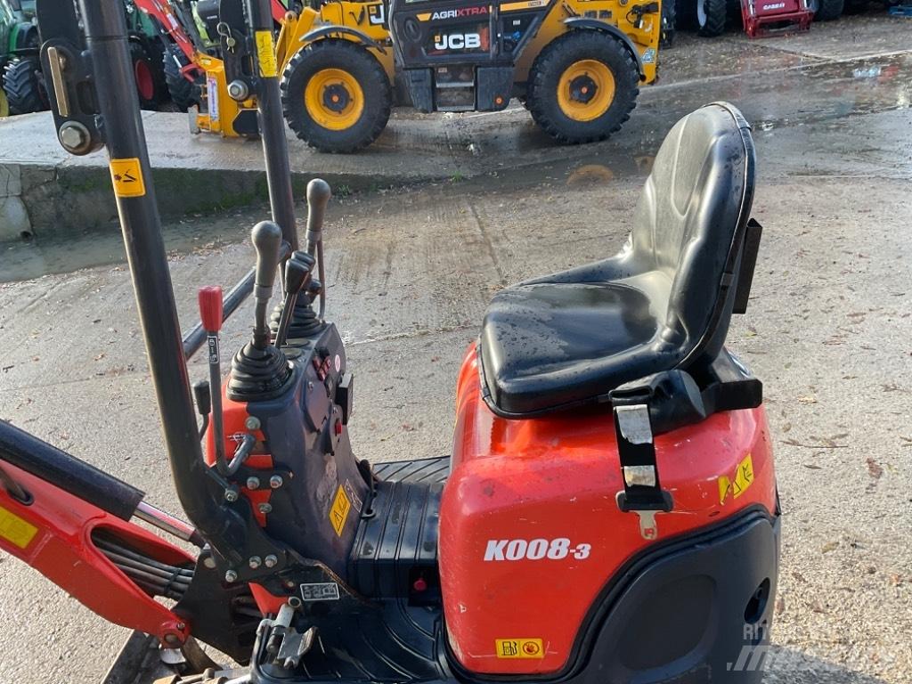Kubota K 008-3 Mini bagri <7t