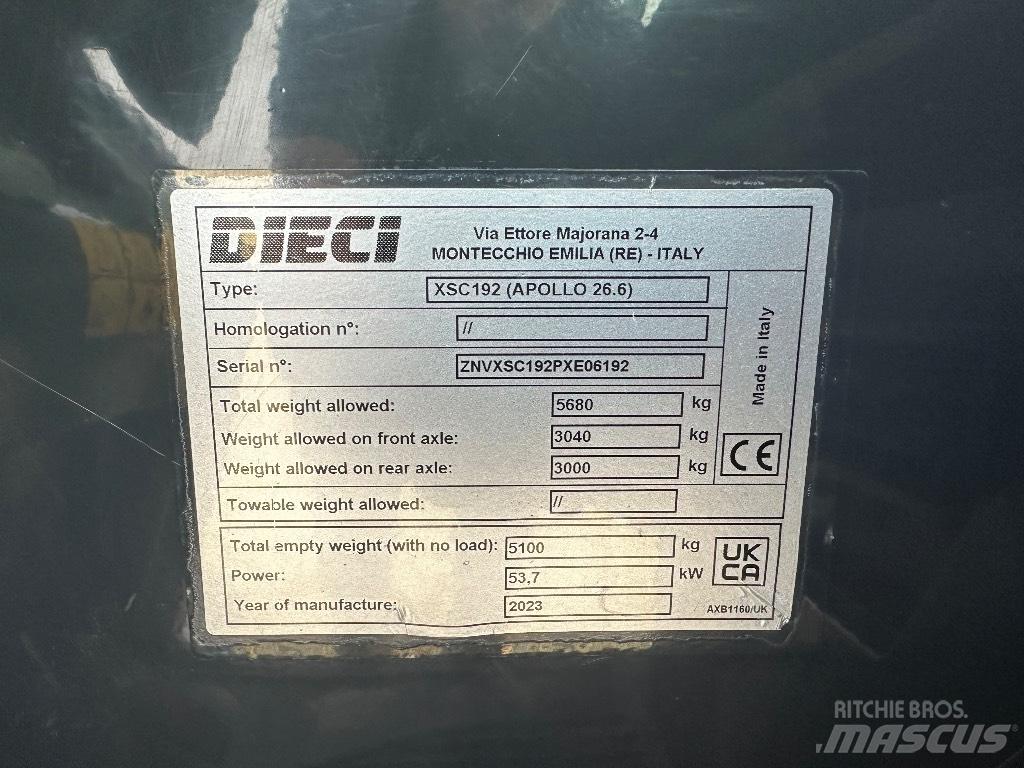 Dieci Apollo 26.6 Teleskopski viličarji