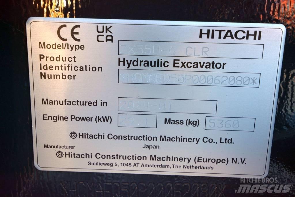 Hitachi ZX 55 U-6 Mini bagri <7t