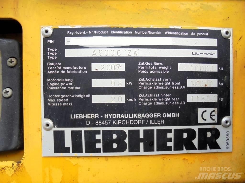 Liebherr A 900 C ZW Bagri na kolesih