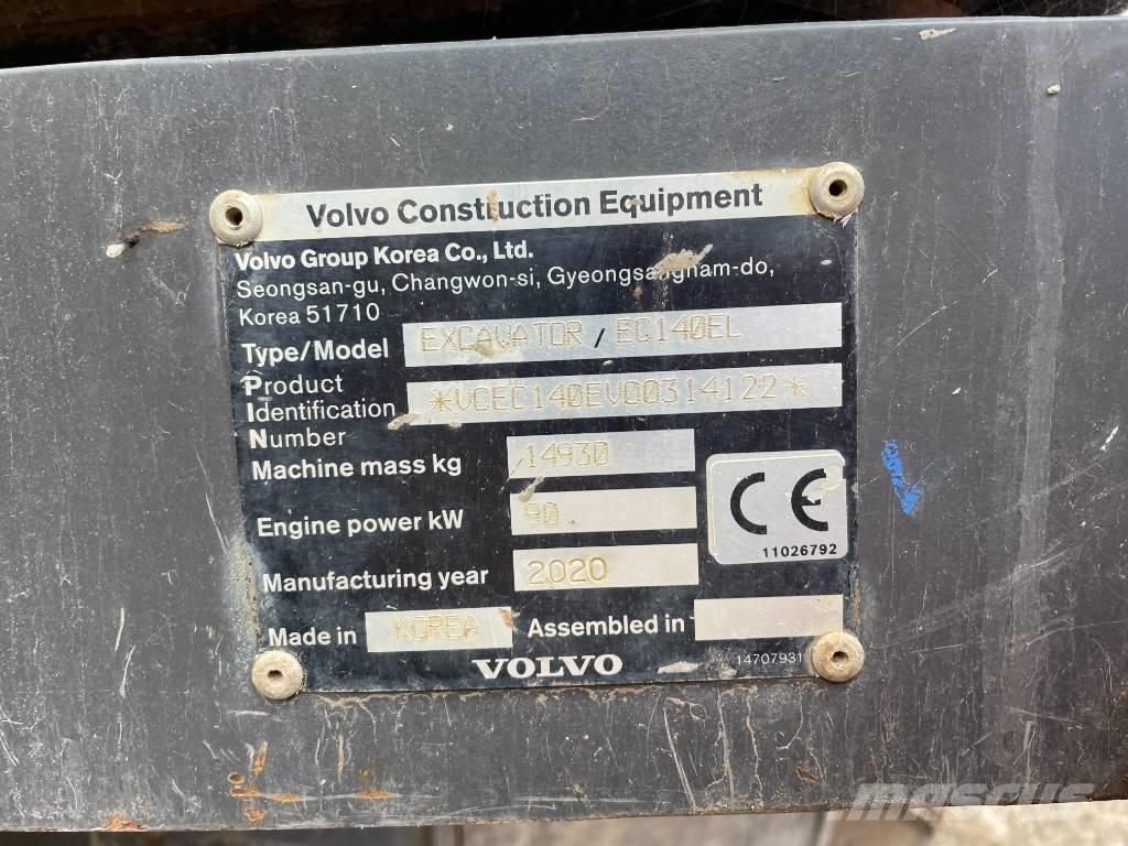 Volvo EC 140 EL Bagri goseničarji