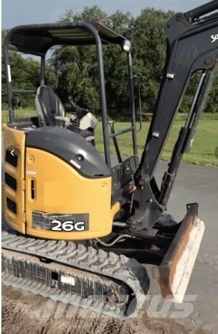 John Deere 26G Mini bagri <7t