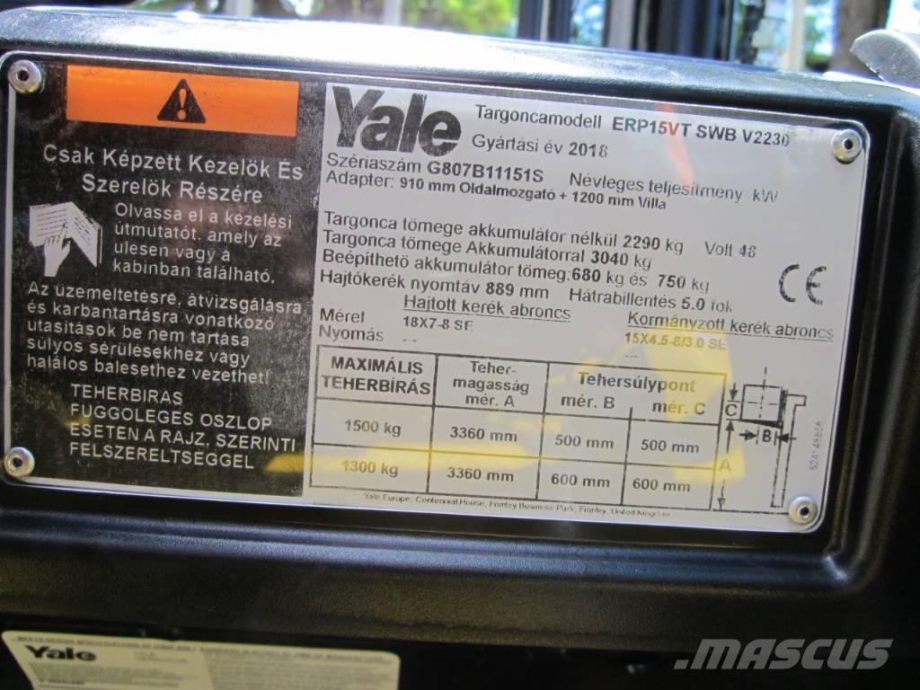 Yale ERP15VT Električni viličarji