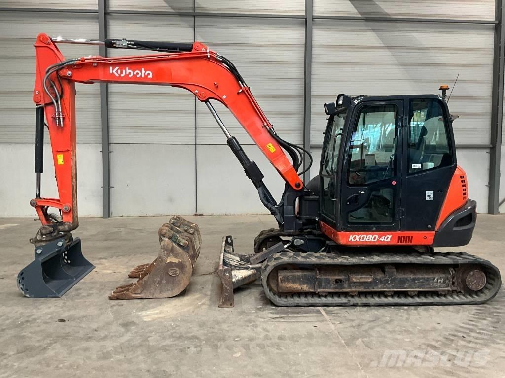 Kubota KX 080-4 A Midi bagri 7t – 12t