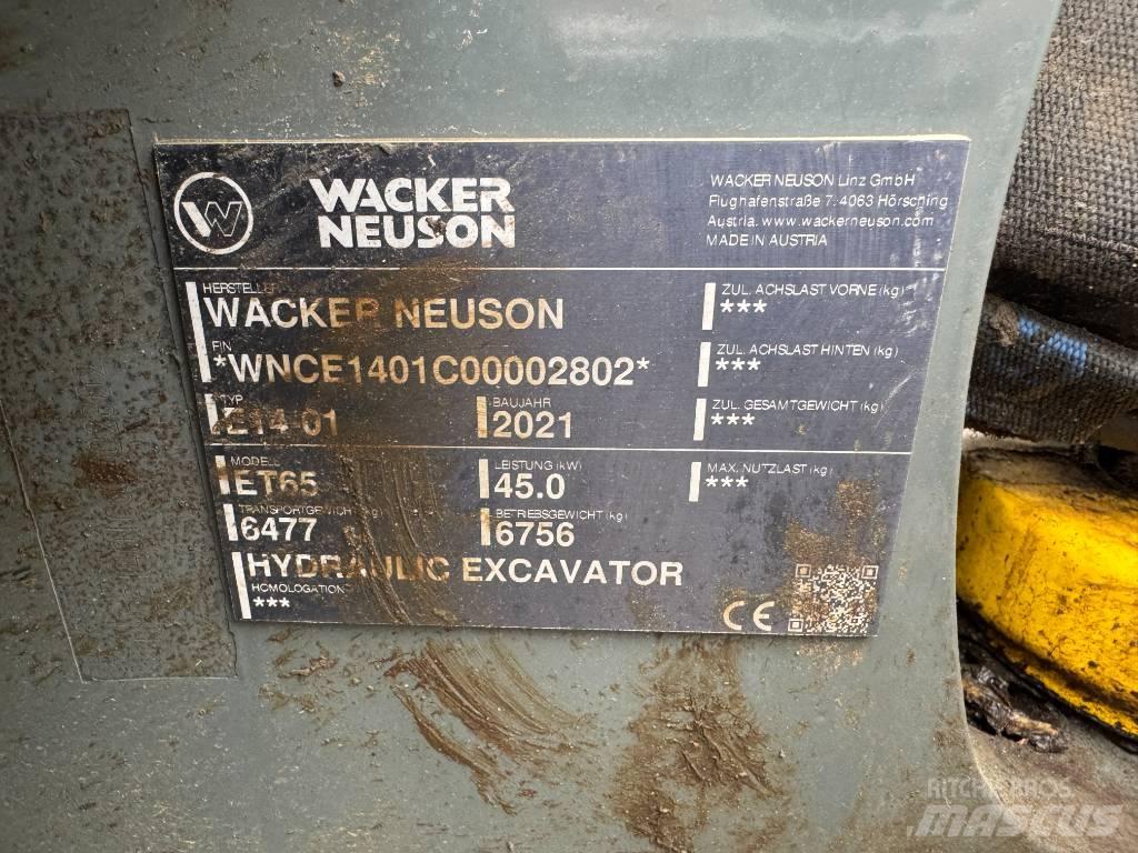 Wacker Neuson ET65 Bagri goseničarji
