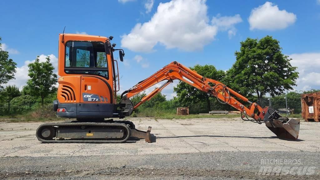 Doosan DX 27 Z Mini bagri <7t