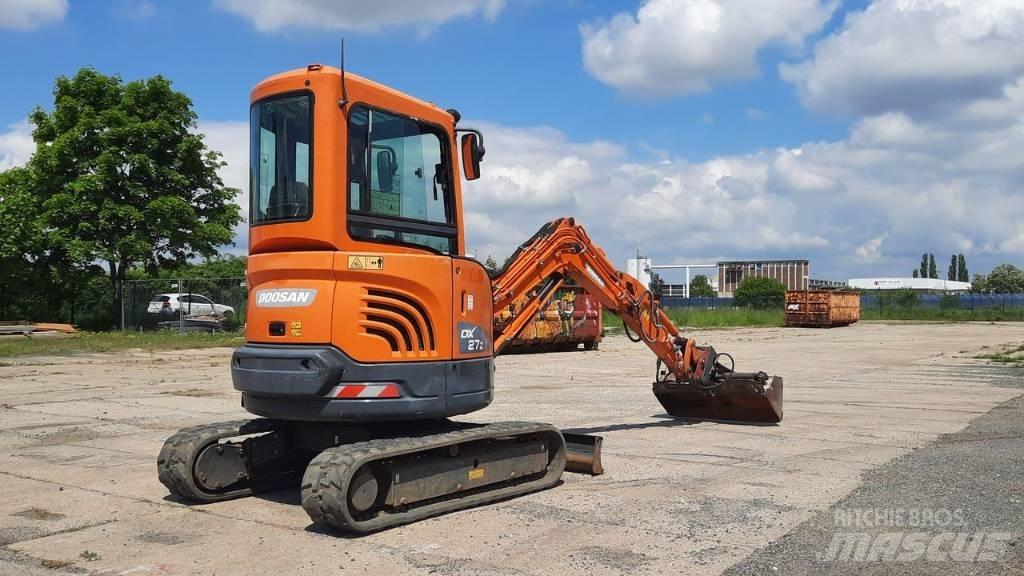 Doosan DX 27 Z Mini bagri <7t