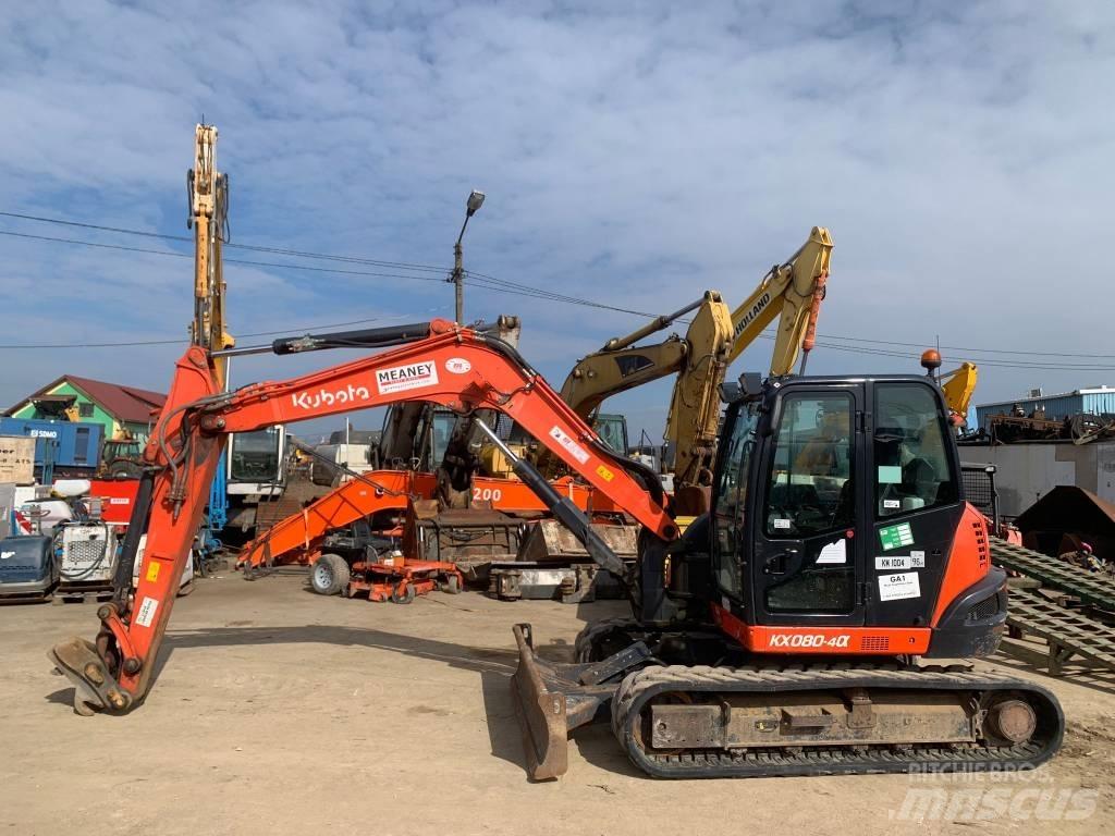 Kubota KX 080-4A Midi bagri 7t – 12t