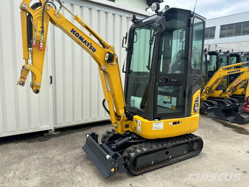 Komatsu PC 16 R-3HS Mini bagri <7t
