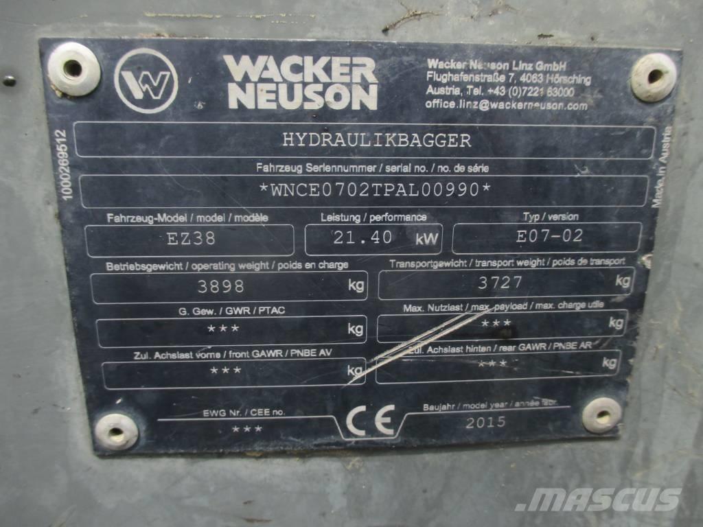 Wacker Neuson EZ 38 Bagri goseničarji