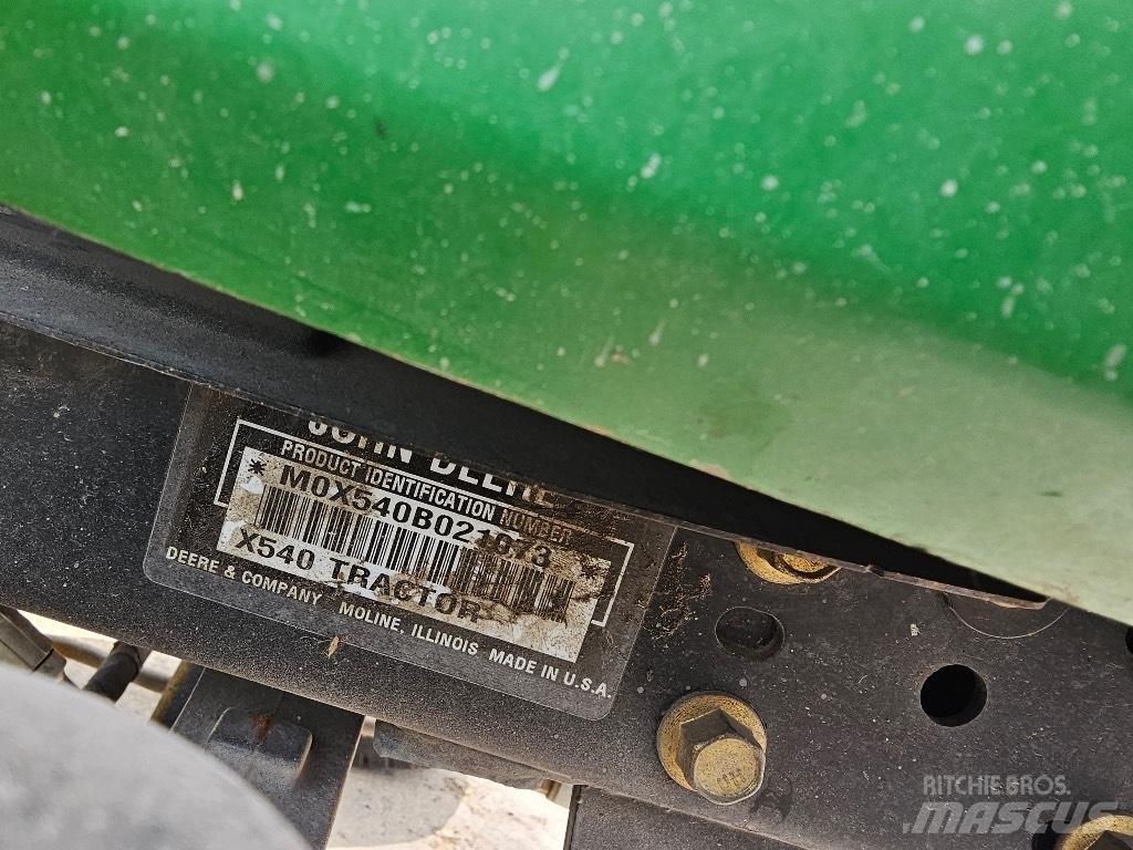 John Deere X 540 Manjši traktorji