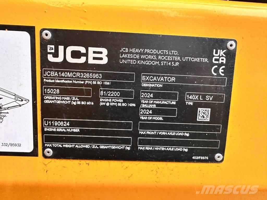 JCB 140 X Bagri goseničarji
