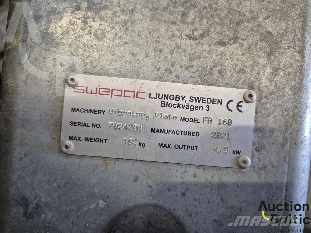 Swepac FB 160 Vibro plošče