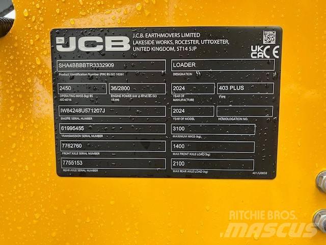 JCB 403 Plus Kolesni nakladalci
