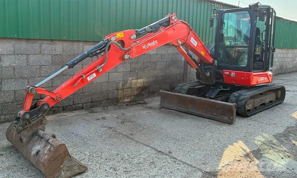Kubota U 50-5 Mini bagri <7t