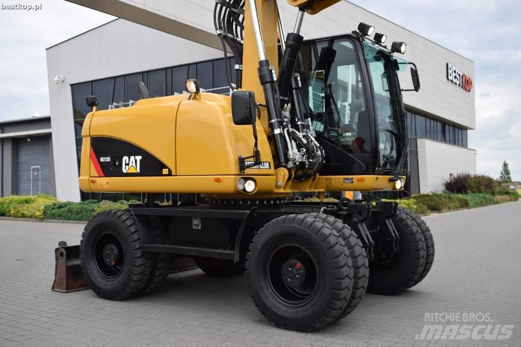 CAT M 313 D Bagri na kolesih