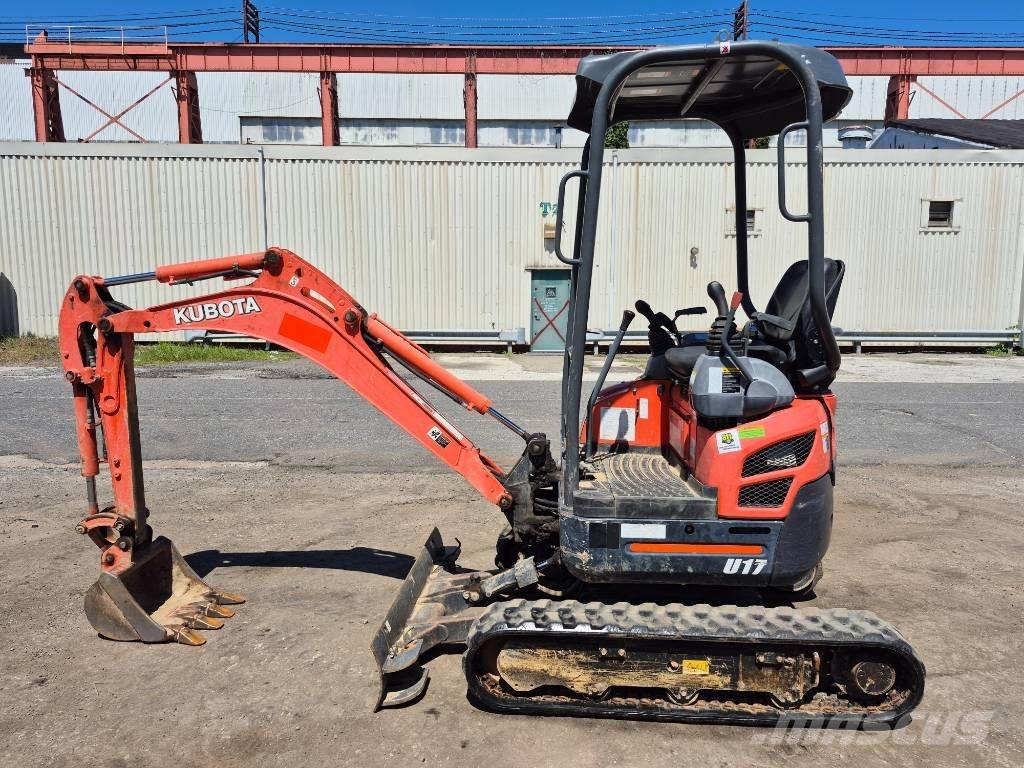 Kubota U 17 Mini bagri <7t