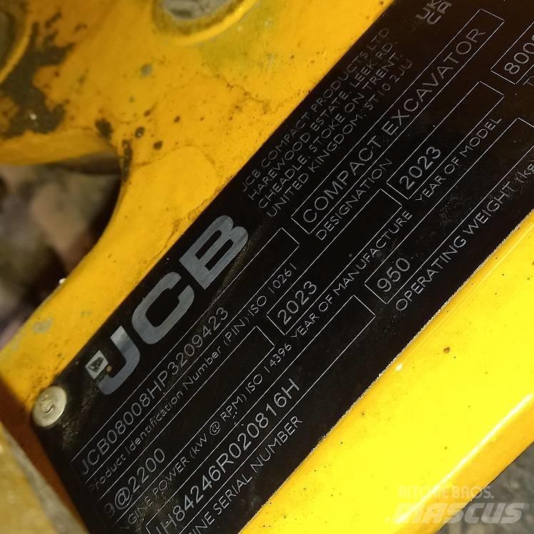 JCB 8008 Mini bagri <7t