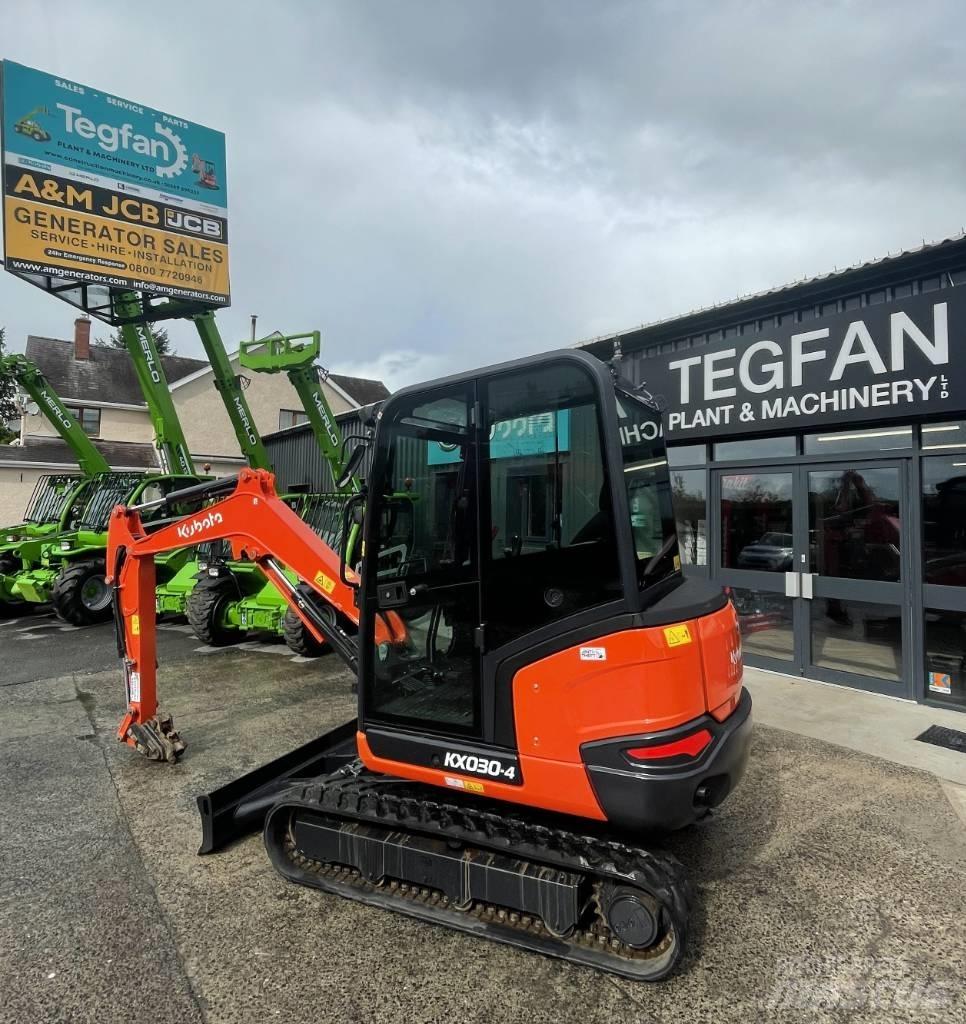Kubota KX 030-4 Mini bagri <7t